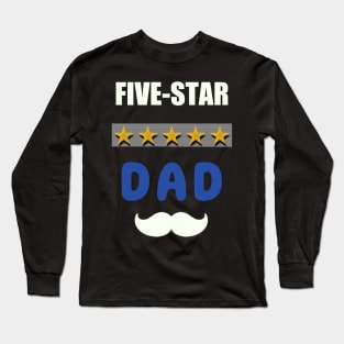 Five star dad Long Sleeve T-Shirt